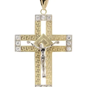 10K Gold Cross / Crucifix Pendant | 9.2 Grams