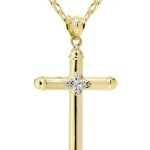 Buy 10K Gold Cross Necklace For Men | 3.12 Grams