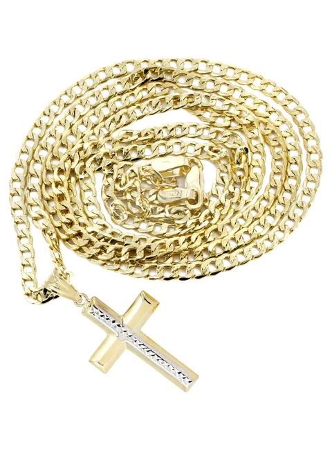10K Gold Cross Necklace_2