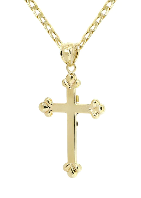10K Gold Crucifix – Cross Necklace For Men_3