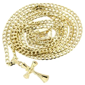 Buy 10K Gold Crucifix Cross Necklace | 3.66 Grams