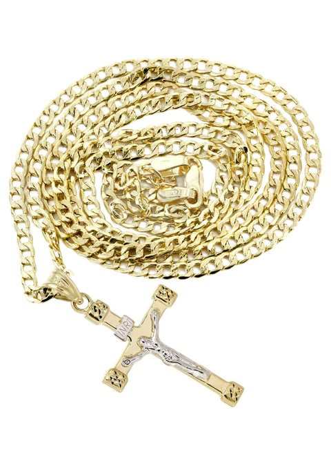 10K Gold Crucifix – Cross Necklace_2