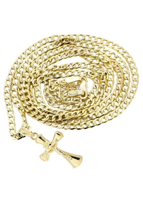 10K Gold Crucifix – Cross Necklace_2