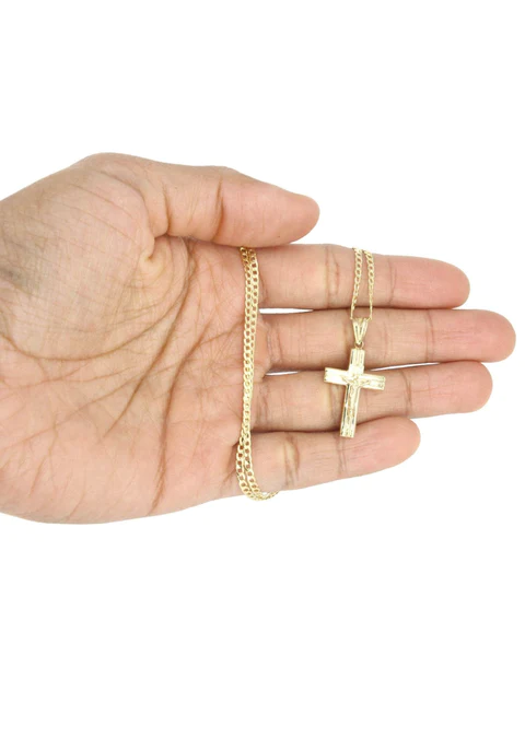 10K Gold Crucifix -Cross Necklace_6