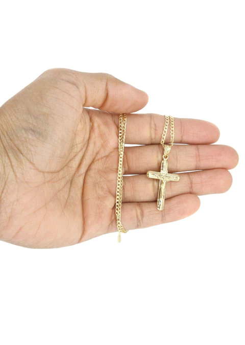 10K Gold Crucifix – Cross Necklace_6
