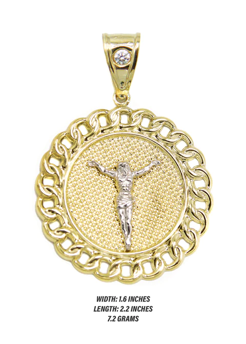 10K Gold Jesus Pendant_2