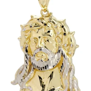 10K Gold Jesus Piece Pendant | 12.4 Grams