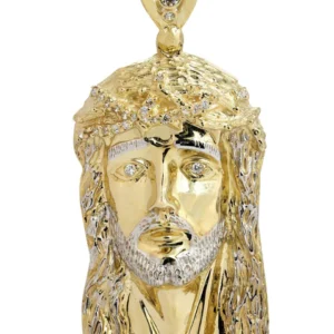 10K Gold Jesus Piece Pendant | 53.9 Grams