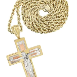 Buy Gold Cross & Crucifix Necklace | 10K Yellow Gold | Appx. 47 Grams