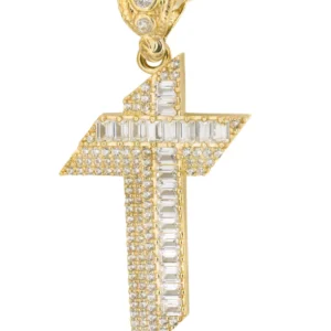 10K Yellow Gold Cross Necklace | Appx. 14.7 Grams