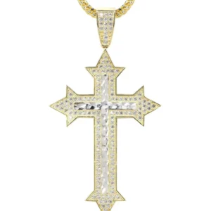 Gold Cross Necklace For Sale |10K Yellow Gold | Appx. 14.7 Grams