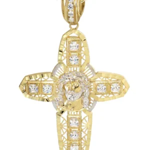 Buy 10K Gold Cross Necklace USA | Appx. 24.7 Grams