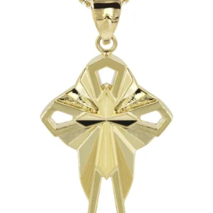 10K Yellow Gold Cross Necklace | Appx. 10.9 Grams