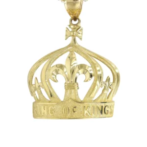 10K Yellow Gold Crown Necklace | Appx. 20.2 Grams