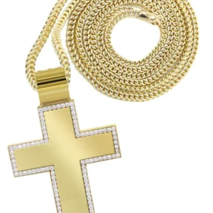 10K Gold Crucifix Necklace For Sale | Appx. 55 Grams