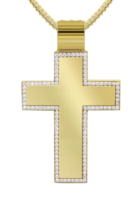 10K Yellow Gold Crucifix Necklace_2