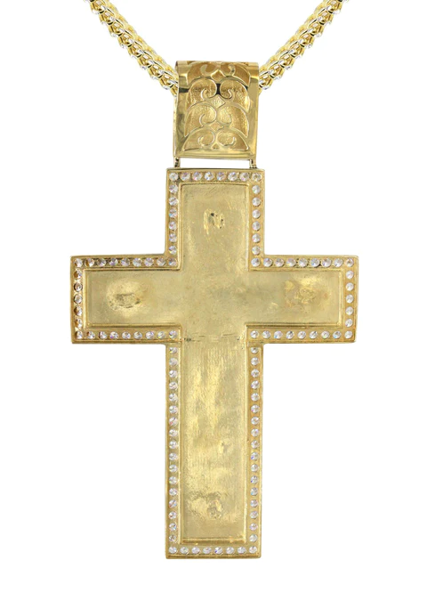 10K Yellow Gold Crucifix Necklace_3