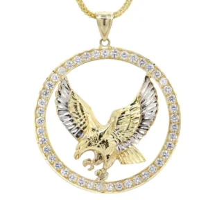 10K Yellow Gold Eagle Necklace | Appx. 19 Grams