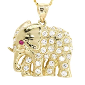 10K Yellow Gold Elephant | Appx. 20.1 Grams