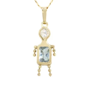 10K Yellow Gold Figaro Children Necklace | Appx. 5.8 Grams