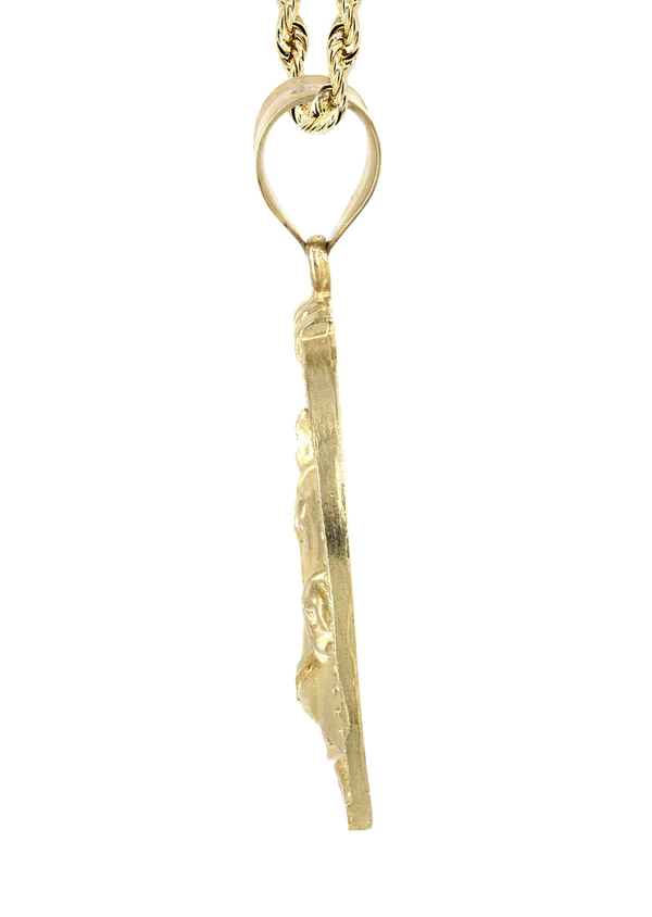 10K Yellow Gold Horse Necklace 4