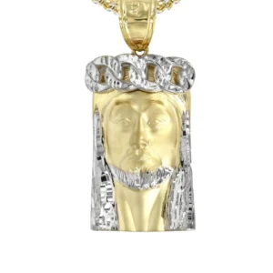 10K Yellow Gold Jesus Piece Necklace | Appx. 20 Grams