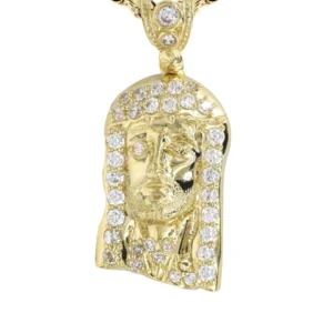 10K Yellow Gold Jesus Piece Necklace | Appx. 13.5 Grams