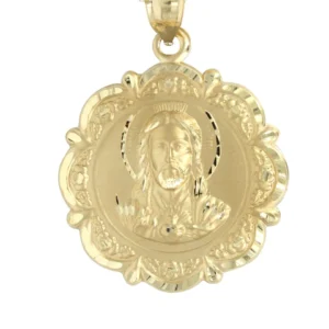 10K Yellow Gold Jesus Piece Necklace | Appx. 13.6 Grams