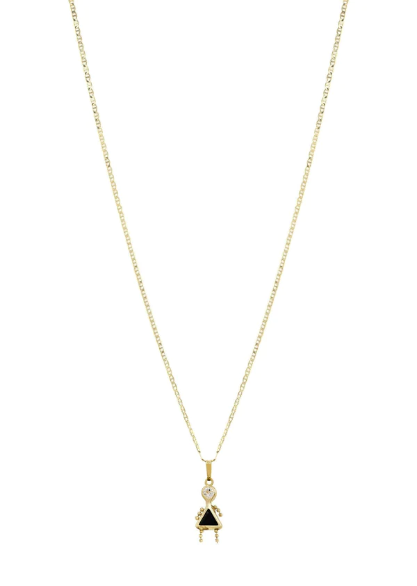 10K Yellow Gold Mariner Children Necklace 5