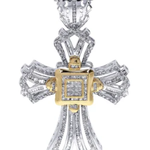 Diamond Cross Pendant| 2.1 Carats| 20.43 Grams