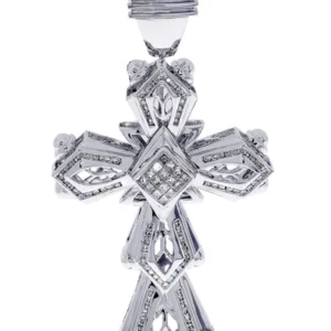 Diamond Cross Pendant| 1.78 Carats| 33.09 Grams