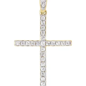 Diamond Cross Pendant | 1.10 Grams | 0.23 Carats
