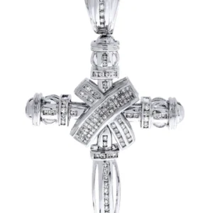 Diamond Cross Pendant| 1.93 Carats| 23.72 Grams