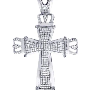 Diamond Cross Pendant| 2.01 Carats| 17.84 Grams