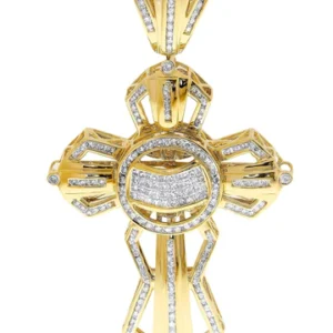 Diamond Cross Pendant| 3.57 Carats| 31.49 Grams