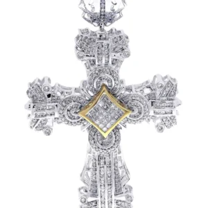Diamond Cross Pendant| 2.07 Carats| 23.5 Grams