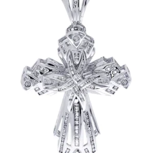 Diamond Cross Pendant| 1.23 Carats| 20.4 Grams