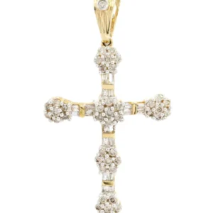 Diamond Cross Pendant | 0.87 Carats | 2.92 Grams