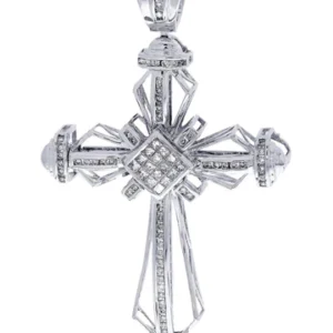 Diamond Cross Pendant| 1.42 Carats| 18.02 Grams