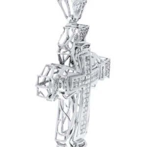 Diamond Cross Pendant| 3.05 Carats| 18.65 Grams