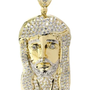 Jesus Piece 10K Gold Pendant | 42.1 Grams