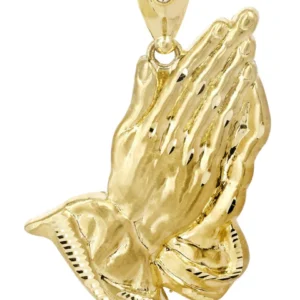 Buy Praying Hands 10K Gold Pendant | 27.7 Grams