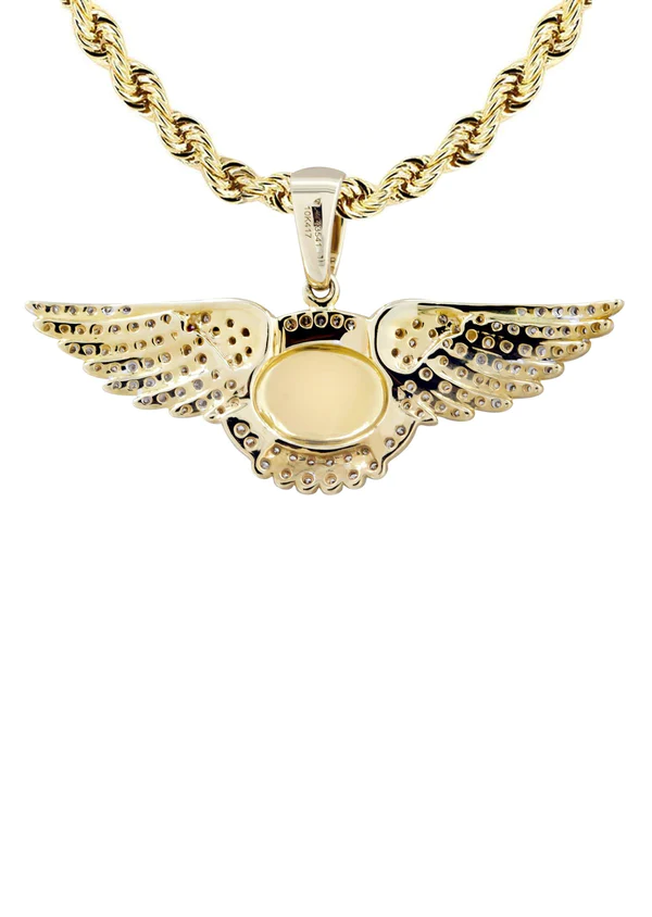 10K Yellow Gold Bentley Diamond Necklace 3