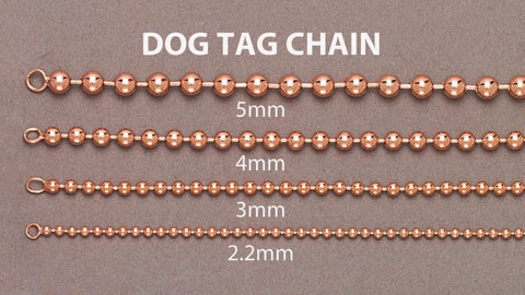 14K Rose Gold Bracelet Dog Tag4