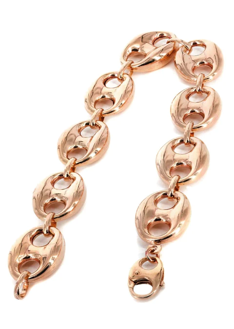 14K Rose Gold Bracelet Gucci Style32