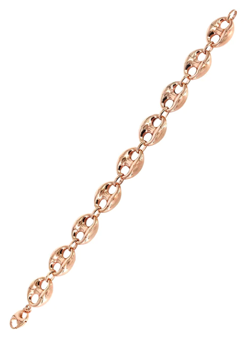 14K Rose Gold Bracelet Gucci Style33