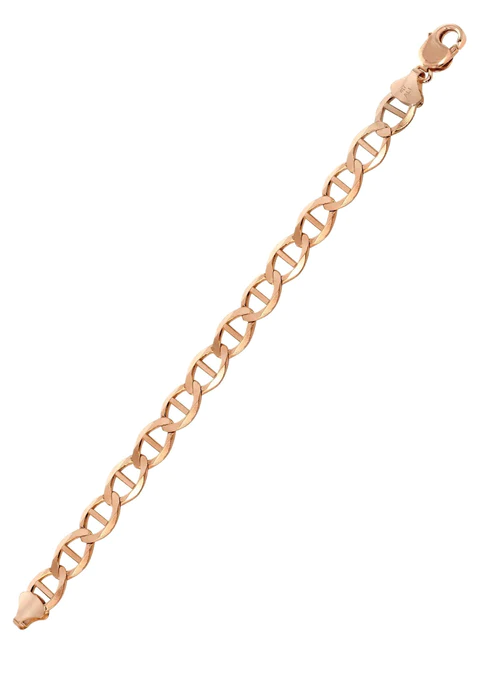 14K Rose Gold Bracelet Solid Mariner30