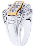 White Gold Mens Diamond Ring| 1.26 Carats| 10.15 Grams