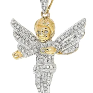 Diamond Angel Pendant | 4.14 Grams | 0.81 Carats