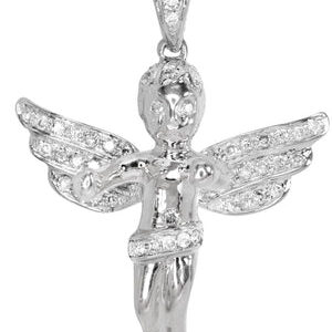 Diamond Angel Pendant | 4.77 Grams | 0.59 Carats